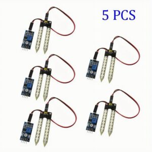 5 Pc Moisture Sensor Soil Moisture Sensor Hygrometer For Arduino
