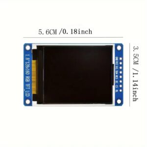 1.8 Inch Full Color 128x160 SPI Full Color TFT LCD Display Module ST7735S 3.3V