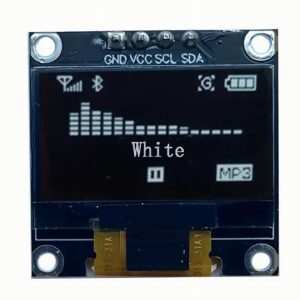 1pc OLED Display Module 0.96" Screen, 128x64 Resolution, White, Arduino