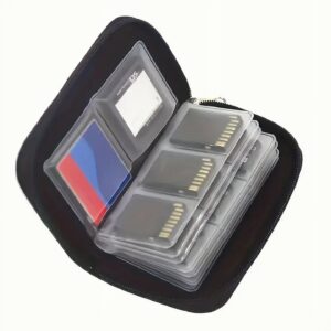 Memory Card Storage Bag Carrying Case Holder Wallet 22 Slots for CF/SD/Micro SD/SDHC/MS/DS