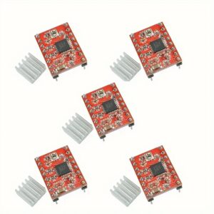 5Pc A4988 Stepper Motor Driver set