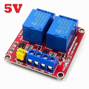 2-channel relay module for Arduino, 2-channel relay for Raspberry Pi, DIY electronics relay module, high-voltage control relay, precise switching relay module, dual-channel relay for projects, Arduino relay module, electronics automation relay, relay module for home automation, reliable 2-channel relay module.