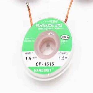 Copper desoldering braid 1.5mm for PCB repair and solder cleanup